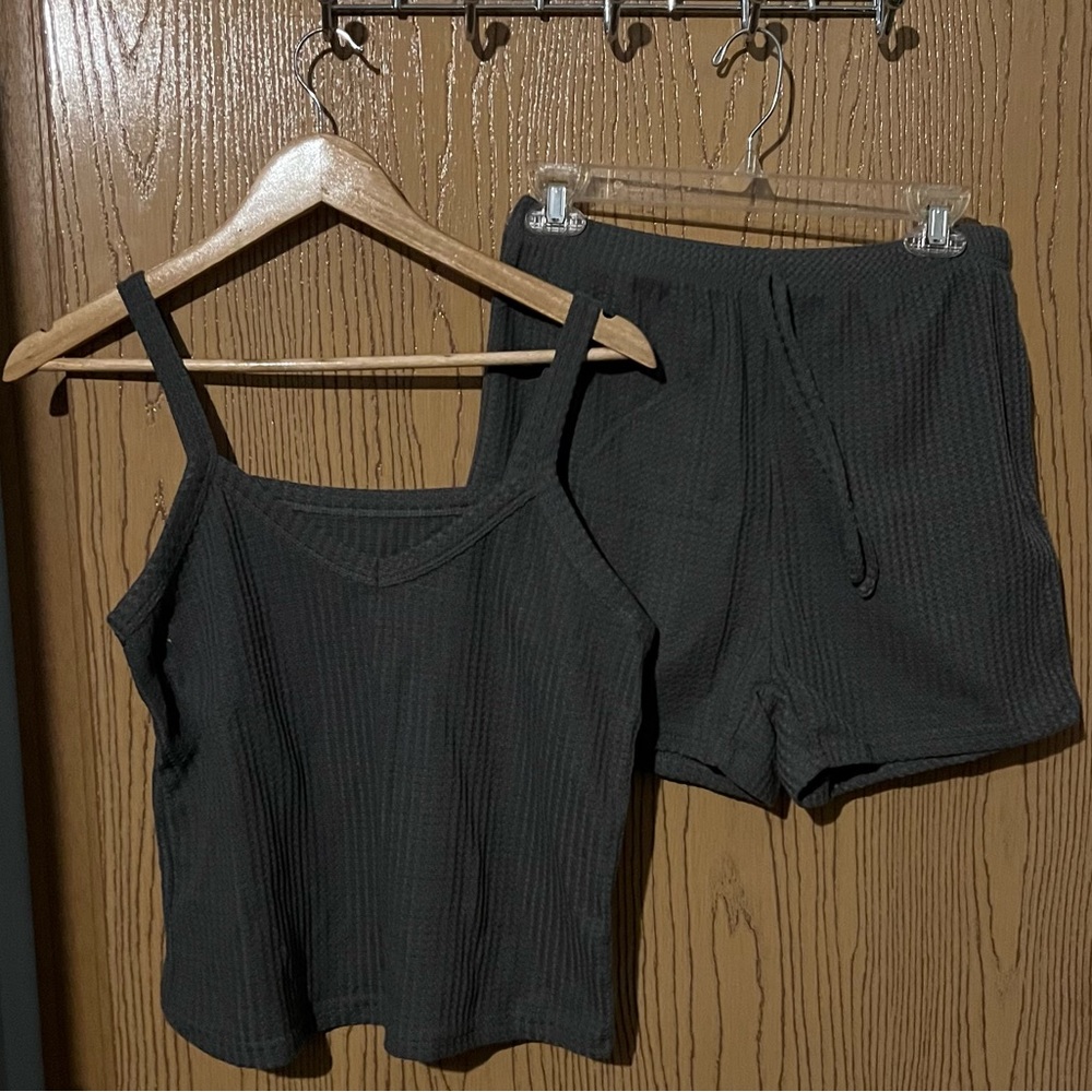 Womens Pajama Set Gray XL (Runs small)